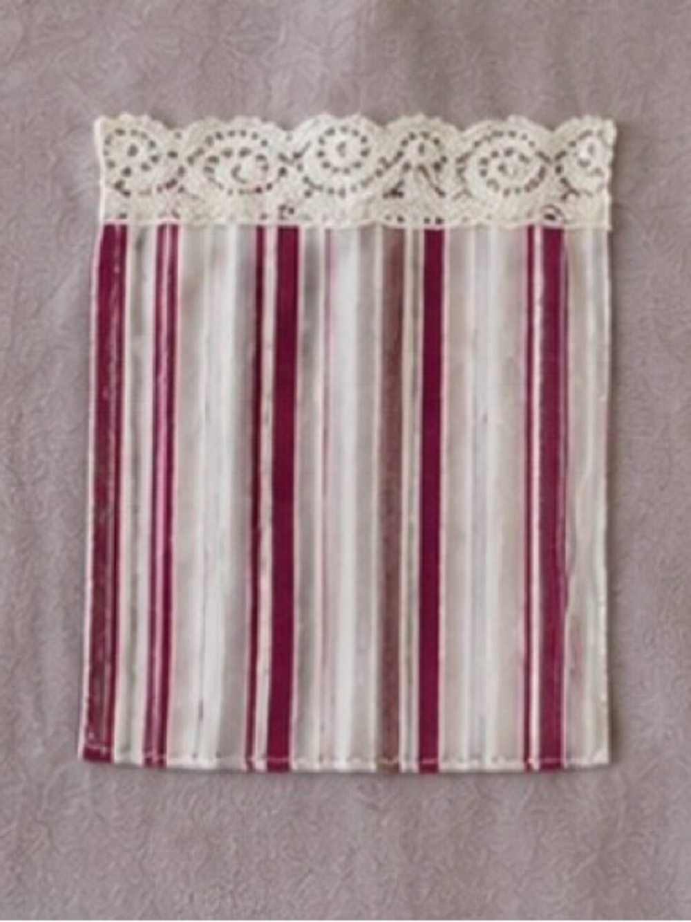 ComfortFit Women's Lavender Stripe Pajama Set - Picture 6 of 7